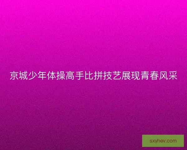 京城少年体操高手比拼技艺展现青春风采